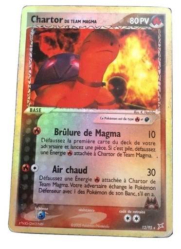 Chartor de Team Magma 12/95 Holo