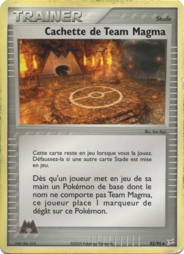 Cachette de Team Magma 83/95 - EX Team Magma vs Team Aqua - Reverse - Pokémon JCC