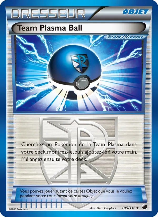 Team Plasma Ball 105/116 - Glaciation Plasma - Pokémon JCC