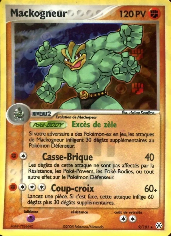 Mackogneur 9/101 - EX Légendes Oubliées - Championnats Nationaux - Pokémon JCC