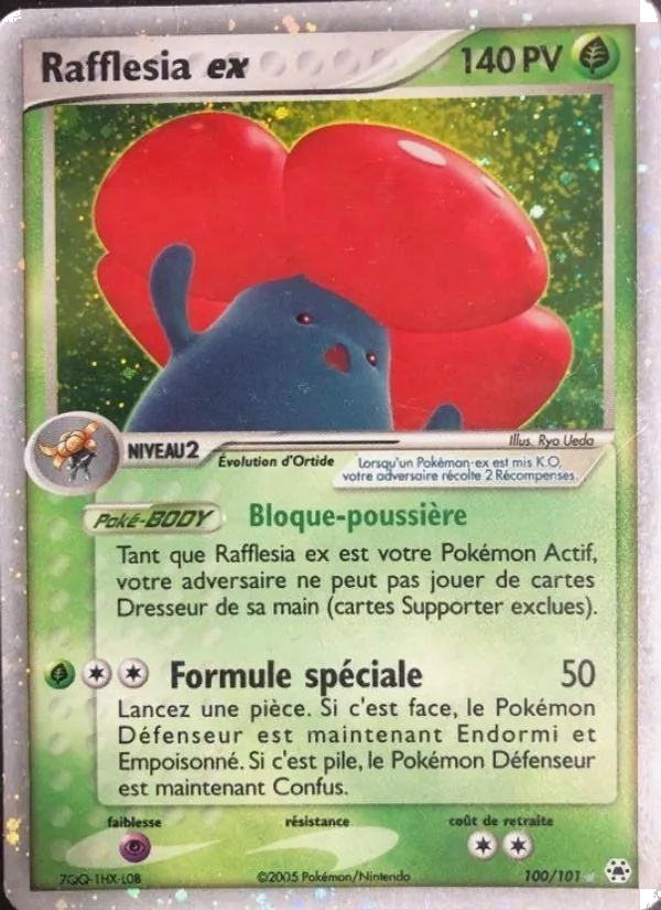 Rafflesia ex 100/101 - EX Légendes Oubliées - Holo - Pokémon JCC