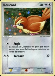 Roucool 73/112 - EX Rouge Feu & Vert Feuille - Jeremy Maron - Pokémon JCC
