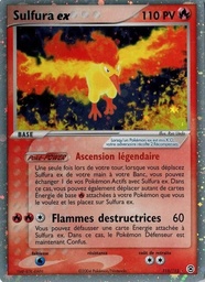 Sulfura ex 115/112 - EX Rouge Feu & Vert Feuille - Holo - Pokémon JCC