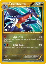 Carchacrok 120/116 - Glaciation Plasma - Pokémon JCC