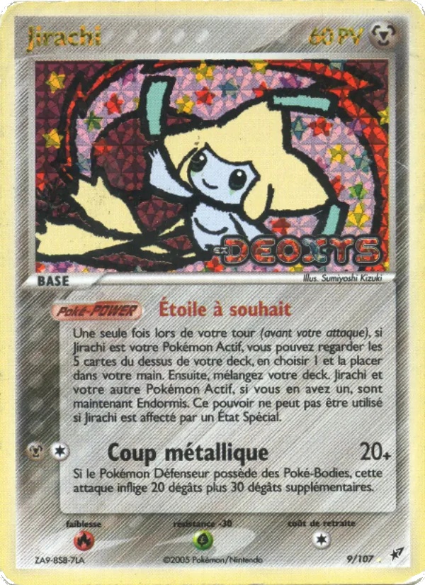 Jirachi 9/107 - EX Deoxys - Holo - Pokémon JCC