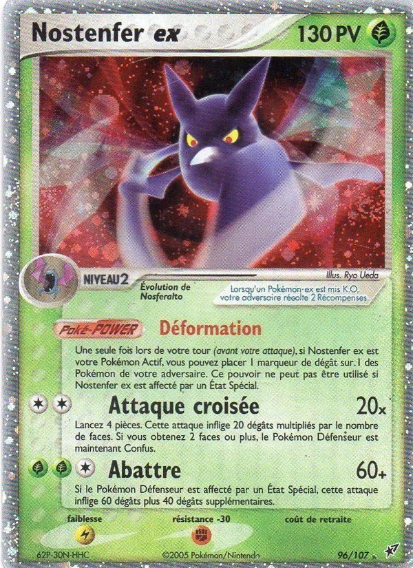 Nostenfer ex 96/107 - EX Deoxys - Holo - Pokémon JCC