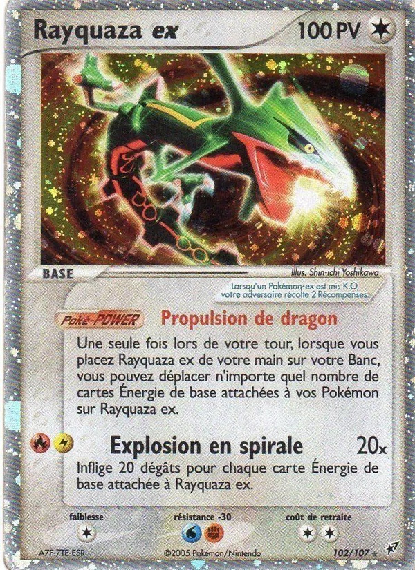 Rayquaza ex 102/107 - EX Deoxys - Holo - Pokémon JCC