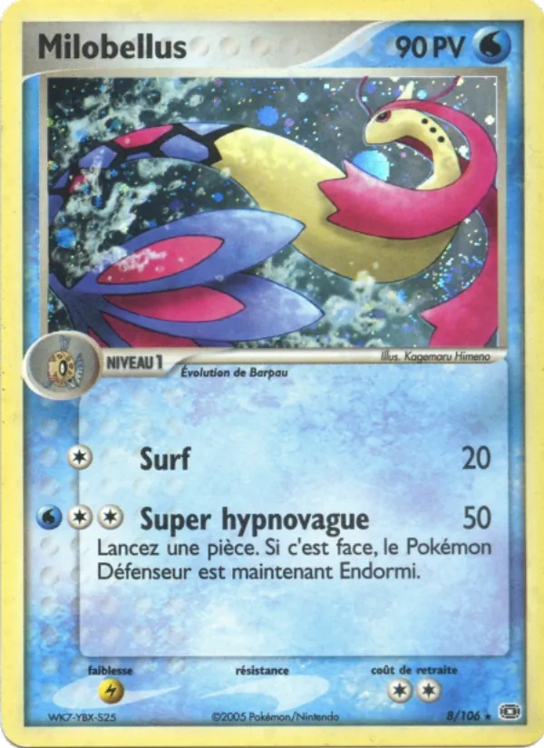 Milobellus 8/106 - EX Émeraude - Holo - Pokémon JCC