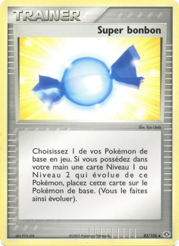 Super bonbon 83/106 - EX Émeraude - Takashi Yoneda - Pokémon JCC