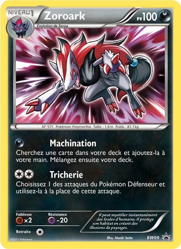Zoroark BW09/101 - Promo BW - Pokémon JCC