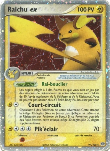 Raichu ex 97/106 Holo