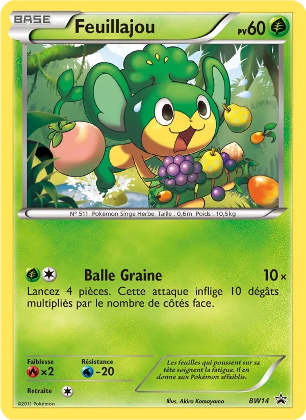Feuillajou BW14/101 - Promo BW - Pokémon JCC