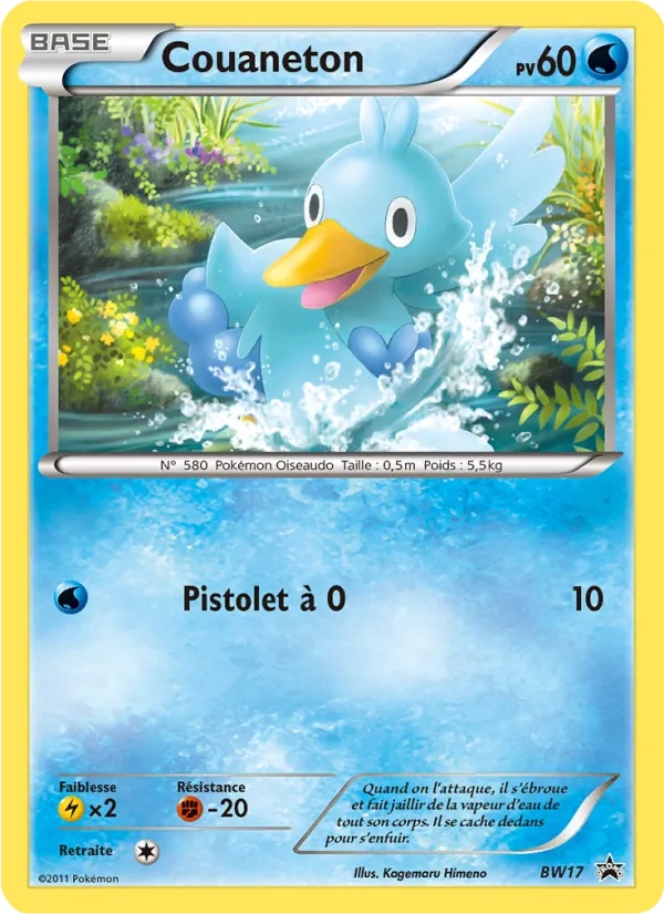 Couaneton BW17/101 - Promo BW - Pokémon JCC