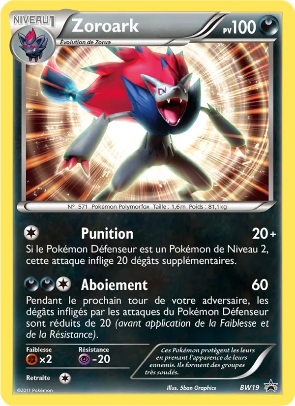 Zoroark BW19/101 - Promo BW - Pokémon JCC