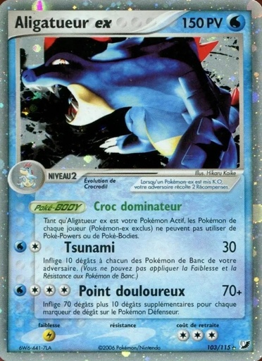 Aligatueur ex 103/115 Holo