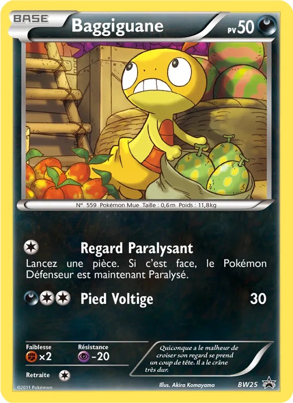 Baggiguane BW25/101 - Promo BW - Pokémon JCC