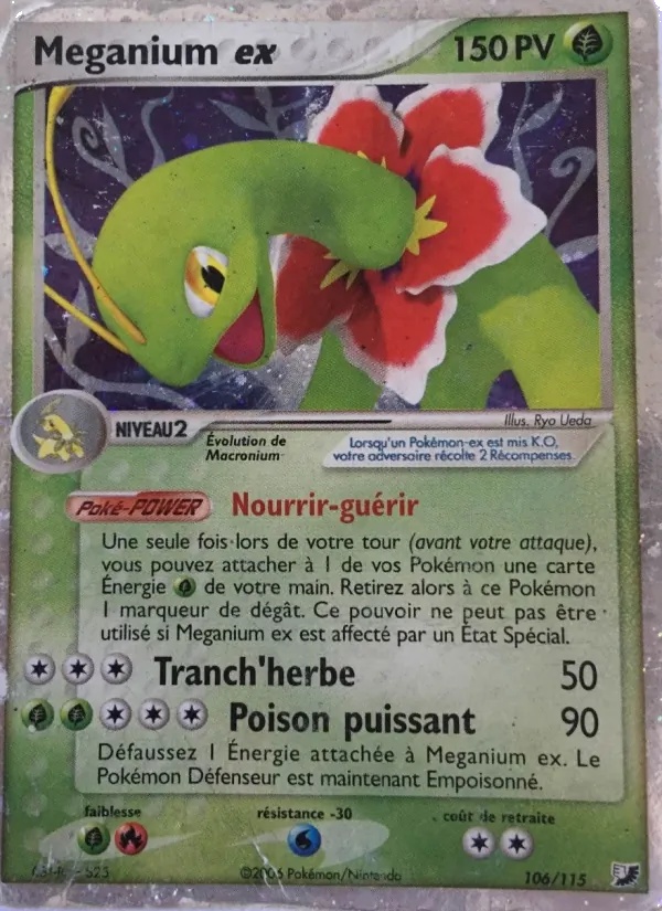Meganium ex 106/115 - EX Forces Cachées - Holo - Pokémon JCC