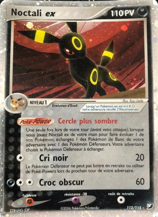 Noctali ex 112/115 - EX Forces Cachées - Holo Jimmy Ballard - Pokémon JCC