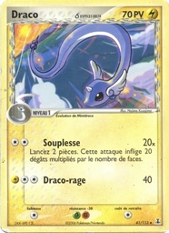 Draco δ 41/113 - EX Espèces Delta - Logo de la série - Pokémon JCC