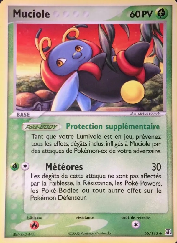 Muciole 56/113 - EX Espèces Delta - Logo de la série - Pokémon JCC