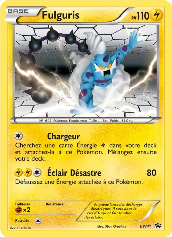Fulguris BW41/101 - Promo BW - Pokémon JCC