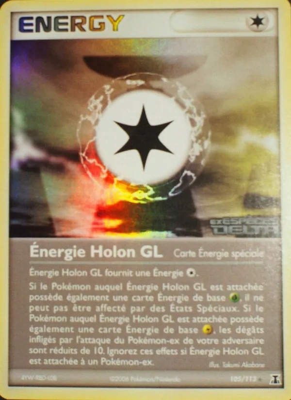 Énergie Holon GL 105/113 - EX Espèces Delta - Logo de la série - Pokémon JCC