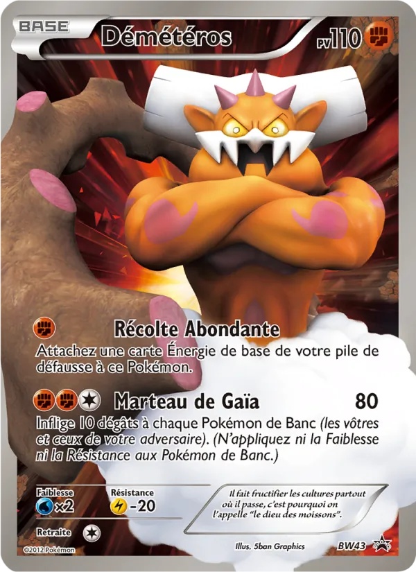 Démétéros BW43/101 - Promo BW - Pokémon JCC