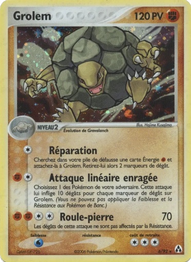 Grolem 6/92 Holo regional-championships