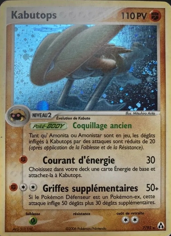 Kabutops 7/92 - EX Créateurs de légendes - Holo - Pokémon JCC