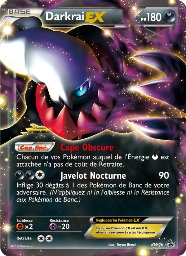 Darkrai ex BW46/101 - Promo BW - Pokémon JCC