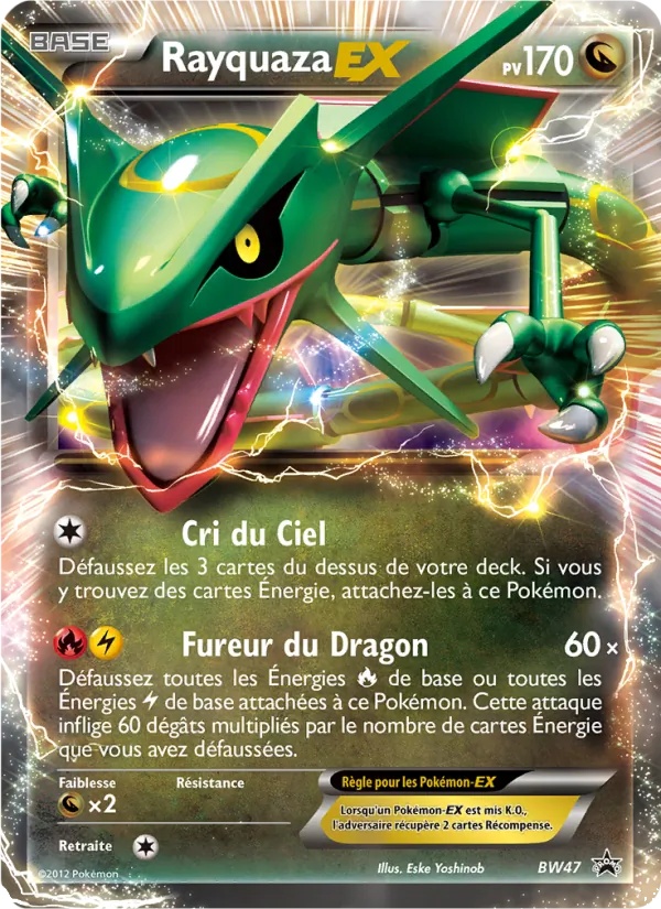 Rayquaza ex BW47/101 - Promo BW - Pokémon JCC