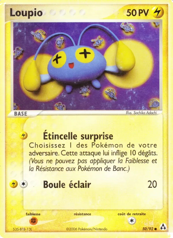 Loupio 50/92 - EX Créateurs de légendes - Logo de la série - Pokémon JCC