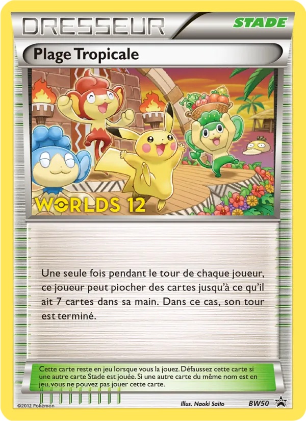 Plage Tropicale BW50/101 - Promo BW - Pokémon JCC