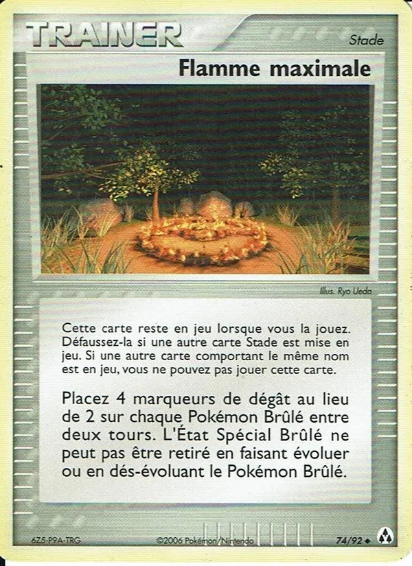 Flamme maximale 74/92 - EX Créateurs de légendes - Jimmy Ballard - Pokémon JCC