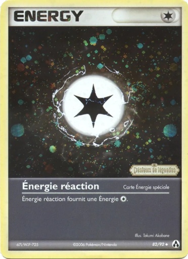 Énergie réaction 82/92 Logo de la série