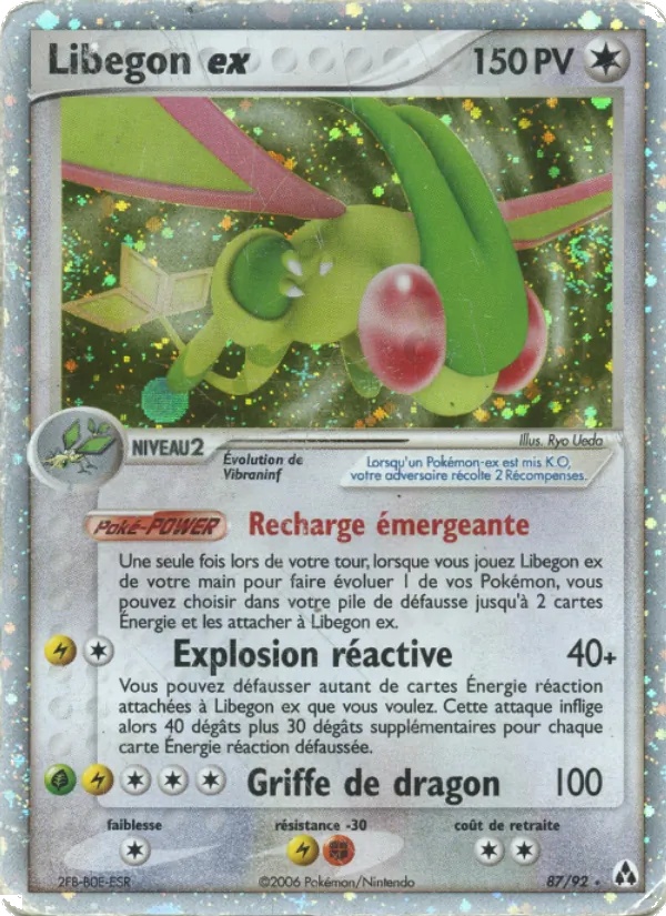 Libegon ex 87/92 - EX Créateurs de légendes - Holo - Pokémon JCC