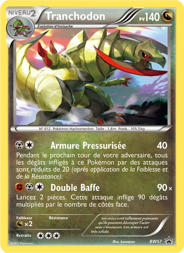 Tranchodon BW57/101 - Promo BW - Pokémon JCC