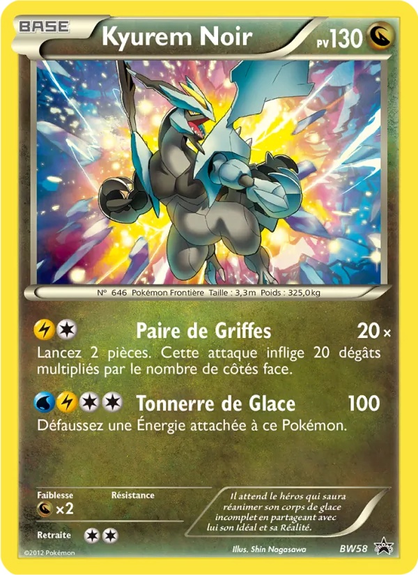 Kyurem Noir BW58/101 - Promo BW - Pokémon JCC