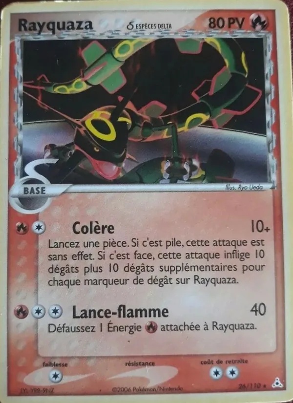 Rayquaza δ 26/110 - EX Fantômes Holon - Logo de la série - Pokémon JCC