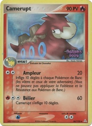 Camérupt 36/110 - EX Fantômes Holon - Logo de la série - Pokémon JCC