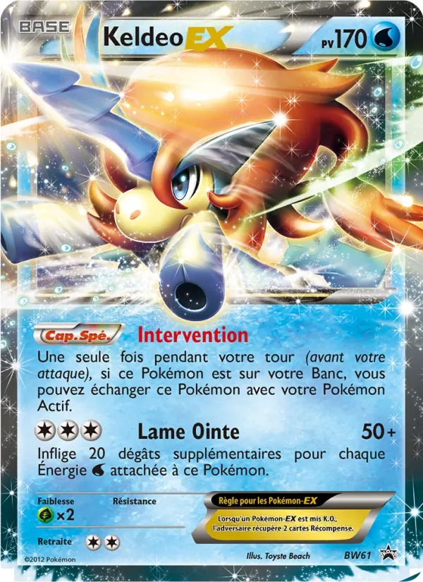Keldeo ex BW61/101 - Promo BW - Pokémon JCC