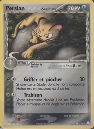Persian δ 48/110 - EX Fantômes Holon - Logo de la série - Pokémon JCC