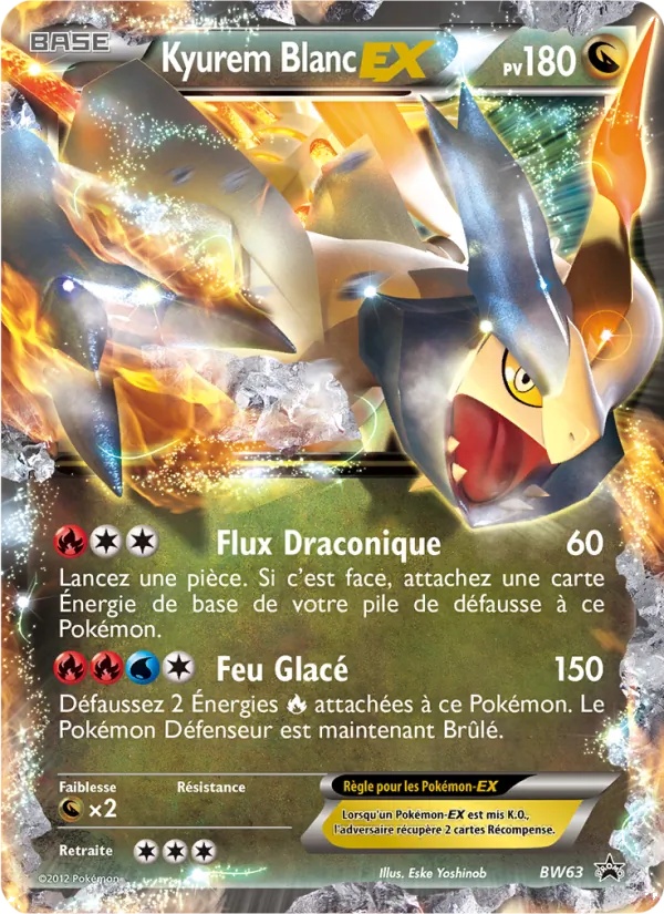 Kyurem Blanc ex BW63/101 - Promo BW - Pokémon JCC
