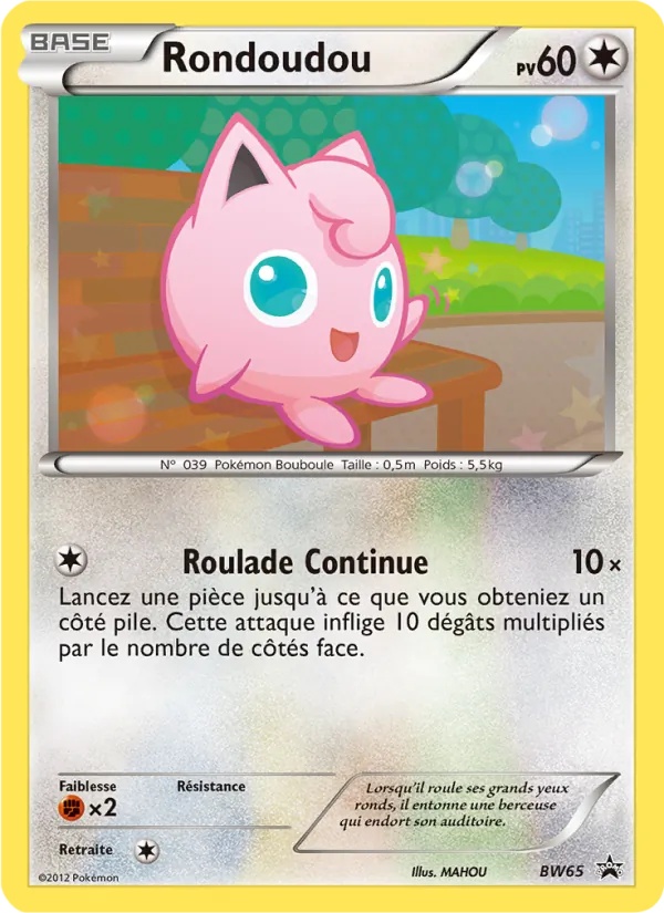 Rondoudou BW65/101 - Promo BW - Pokémon JCC