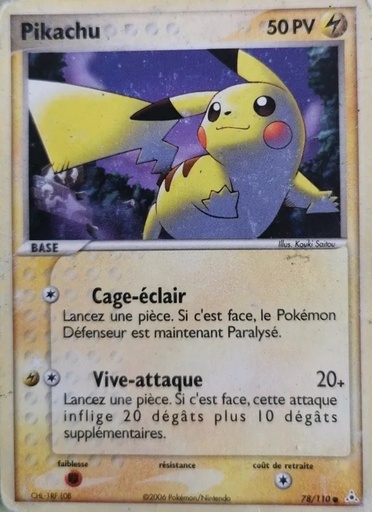 Pikachu 78/110 Logo de la série