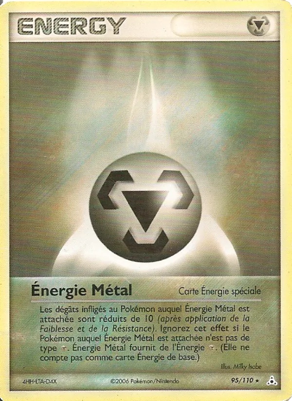 Énergie Métal 95/110 - EX Fantômes Holon - Logo de la série - Pokémon JCC