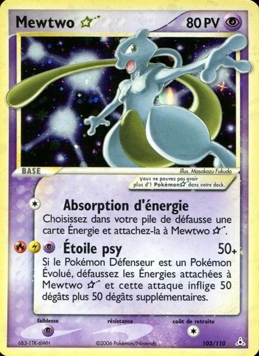 Mewtwo ☆ 103/110 Holo