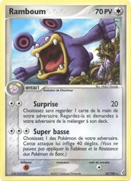 Ramboum 23/100 - EX Gardiens de Cristal - Logo de la série - Pokémon JCC