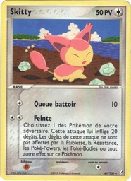 Skitty 41/100 - EX Gardiens de Cristal - Logo de la série - Pokémon JCC