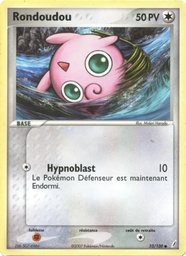 Rondoudou 53/100 - EX Gardiens de Cristal - Logo de la série - Pokémon JCC